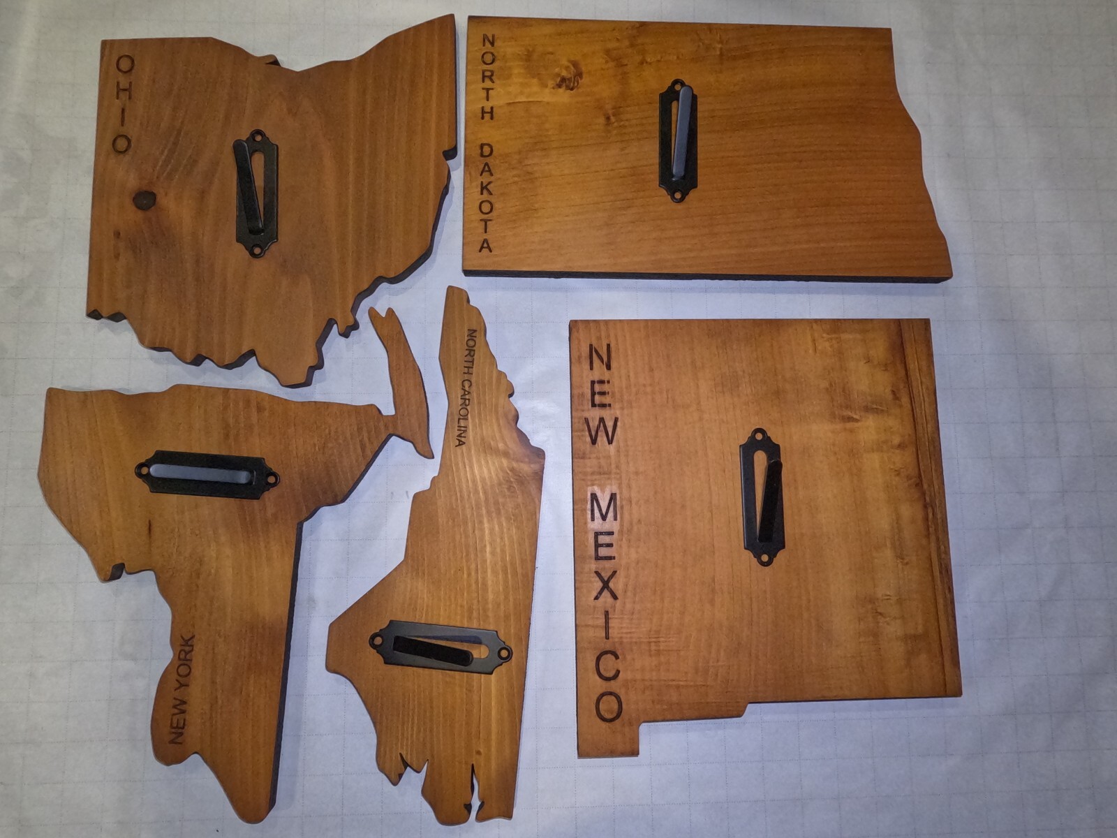 Euro Deer State Plaque Mount Wood