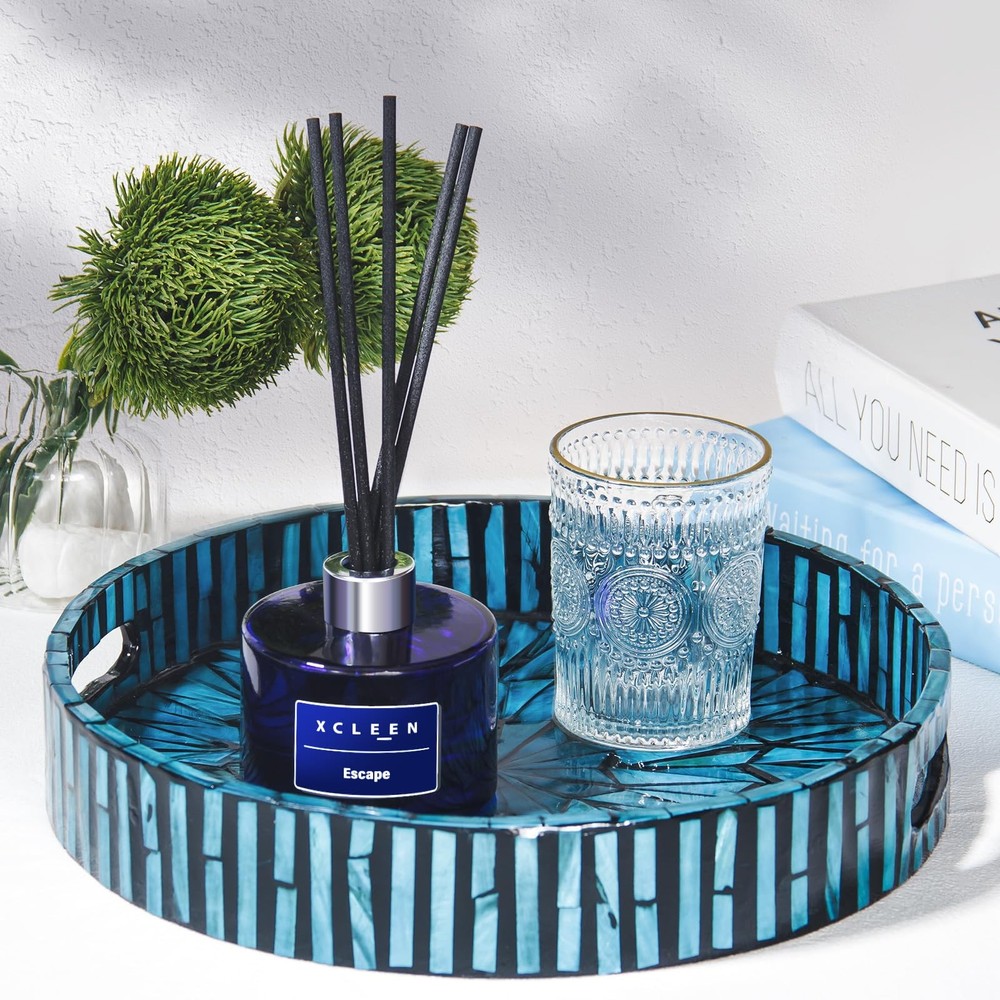 Xcleen Reed Diffuser, 6.7 Oz Escape Scented Diffuser with Sticks, Long Lastin...