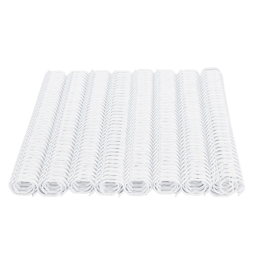 100PCS Double Loop Wire Binding Spines 9/16 Inch 120 Sheet Capacity A4 Premium