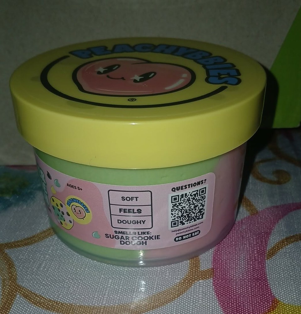 Peachybbies Easter Cookie Dough Cloud Dough Slime - New