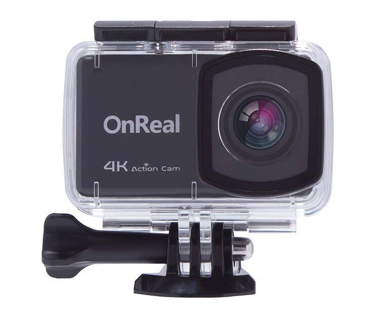 OnReal Native 4K Waterproof Action Camera w/ Image Stabilization & 2.45" LCD