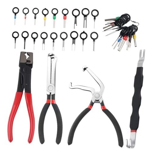 4PCS Automotive Electrical Terminal Connector Separator Removal Tool