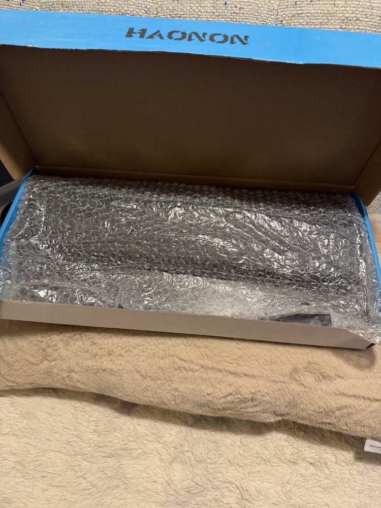 Computer Keyboard Stand with Wrist Rest & Storage Tray - Acrylic Keyboard Ris...