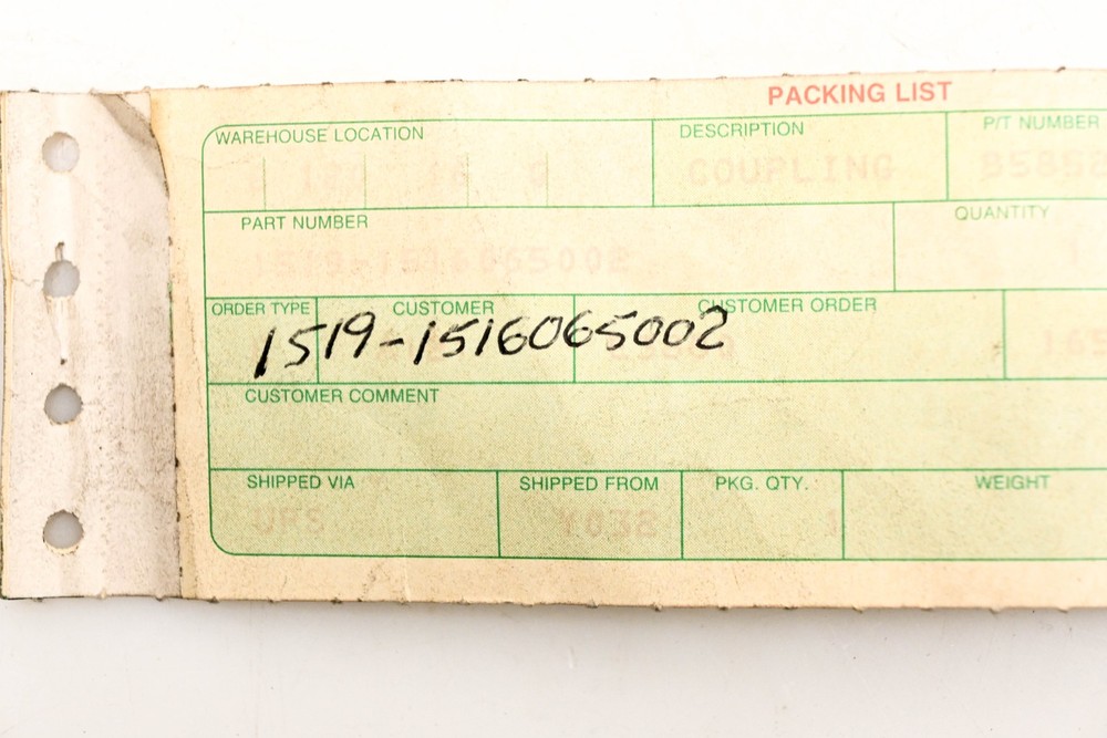Mack 1519-1516065002 Coupling NOS