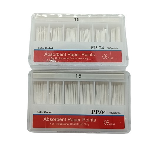 2Boxes Dental Root Canal Treatment Absorbent Paper Point/Gutta Percha Points .04