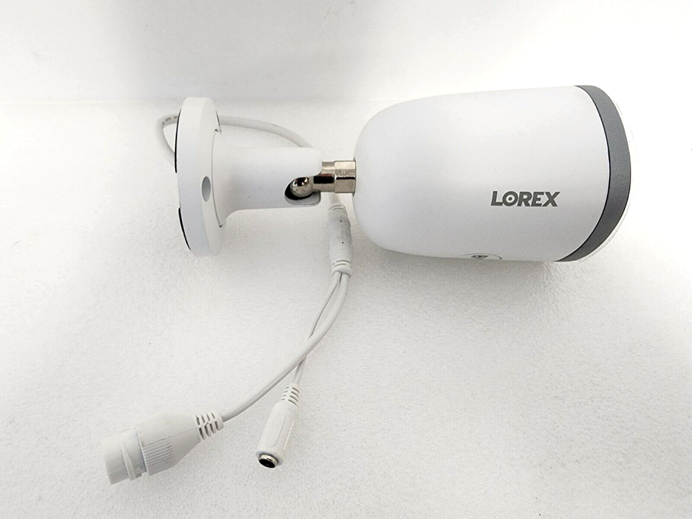 Lorex E895AB 4K Deterrence Bullet AI PoE IP Wired Add-On Security Camera