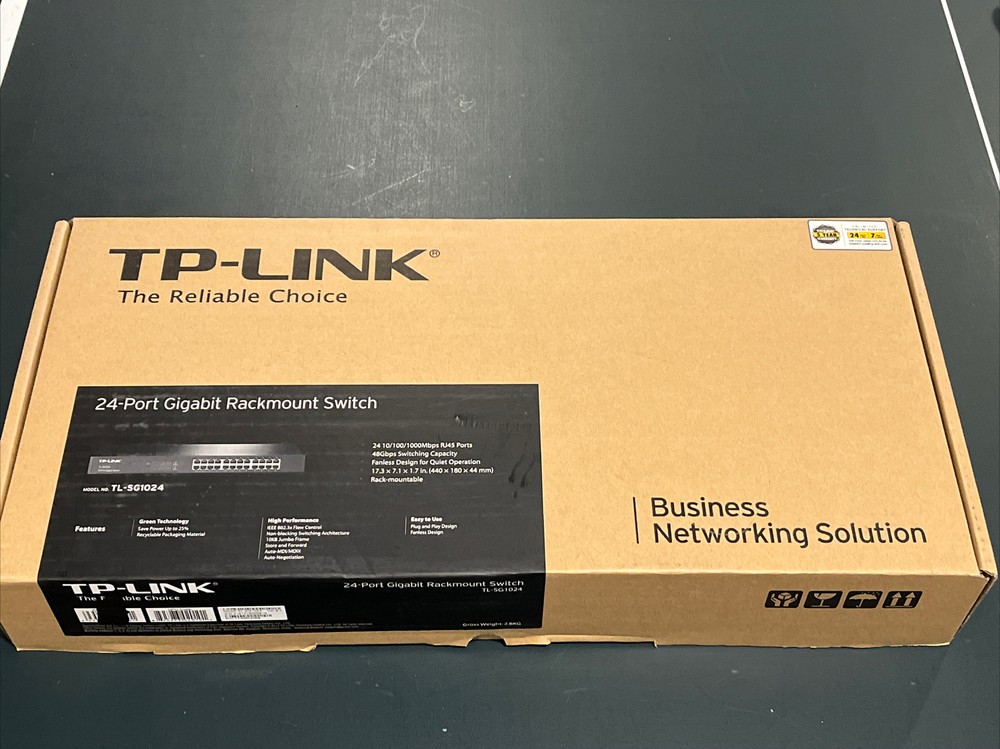 TP-Link 24 Port Rackmount Switch, New In Box