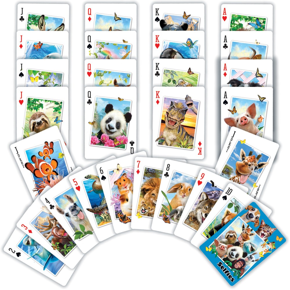 MasterPieces - Selfies Playing Cards - 54 Card Deck