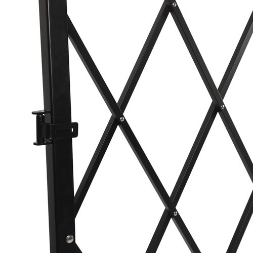 360° Rolling Barricade Gate Expanding Folding Security Gate Security Door 2.2*2m