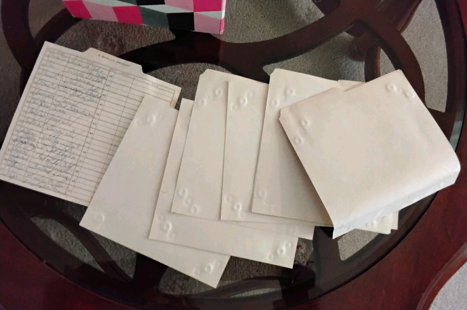 Platter-Pak 1960s Psychedelic Vinyl Record Storage Box Case 45 45’s 1 Owner Pink