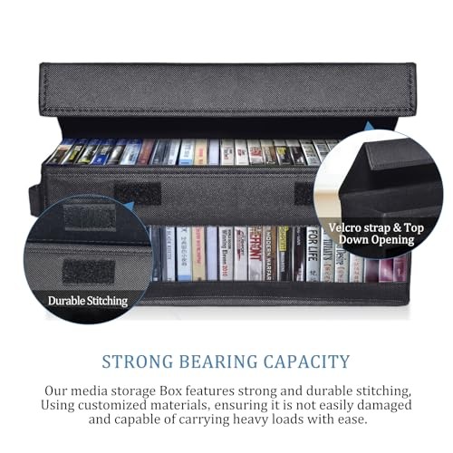 CCidea CD Storage Boxes - Pack of 4 Cases - 14" 4 Pack, With Visual Window
