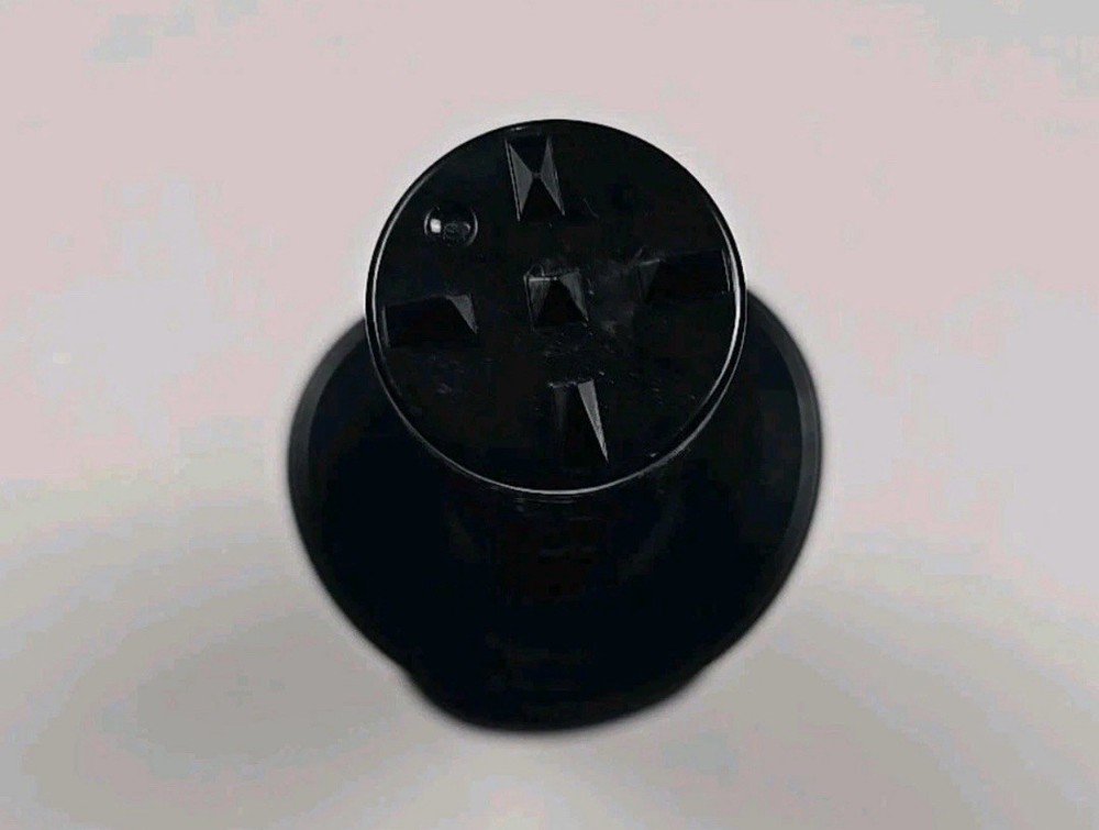 Magic Veggie Bullet VB-102 Outer & Inner Pusher Replacement Part Black Used