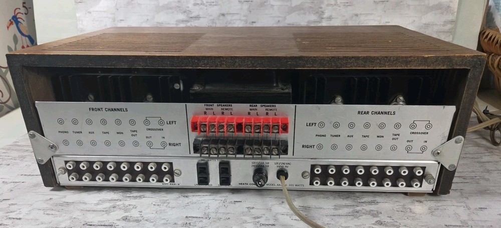 Heathkit AA-2010 4 channel Quadrophonic Integrated Amplifier Read Description