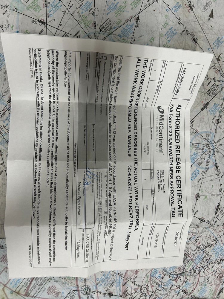 Course Indicator P/N: 522-3082-000