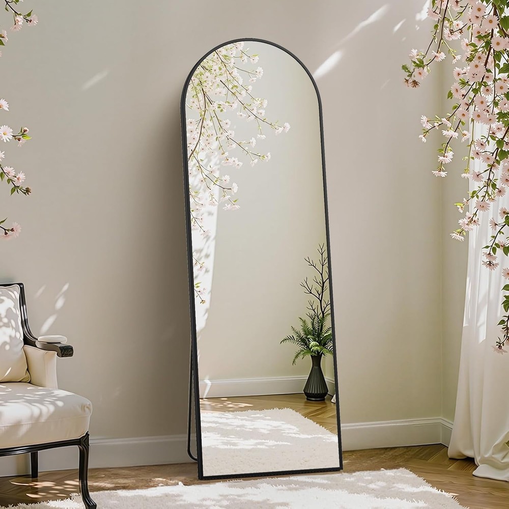 Arched Full Length Mirror with Stand