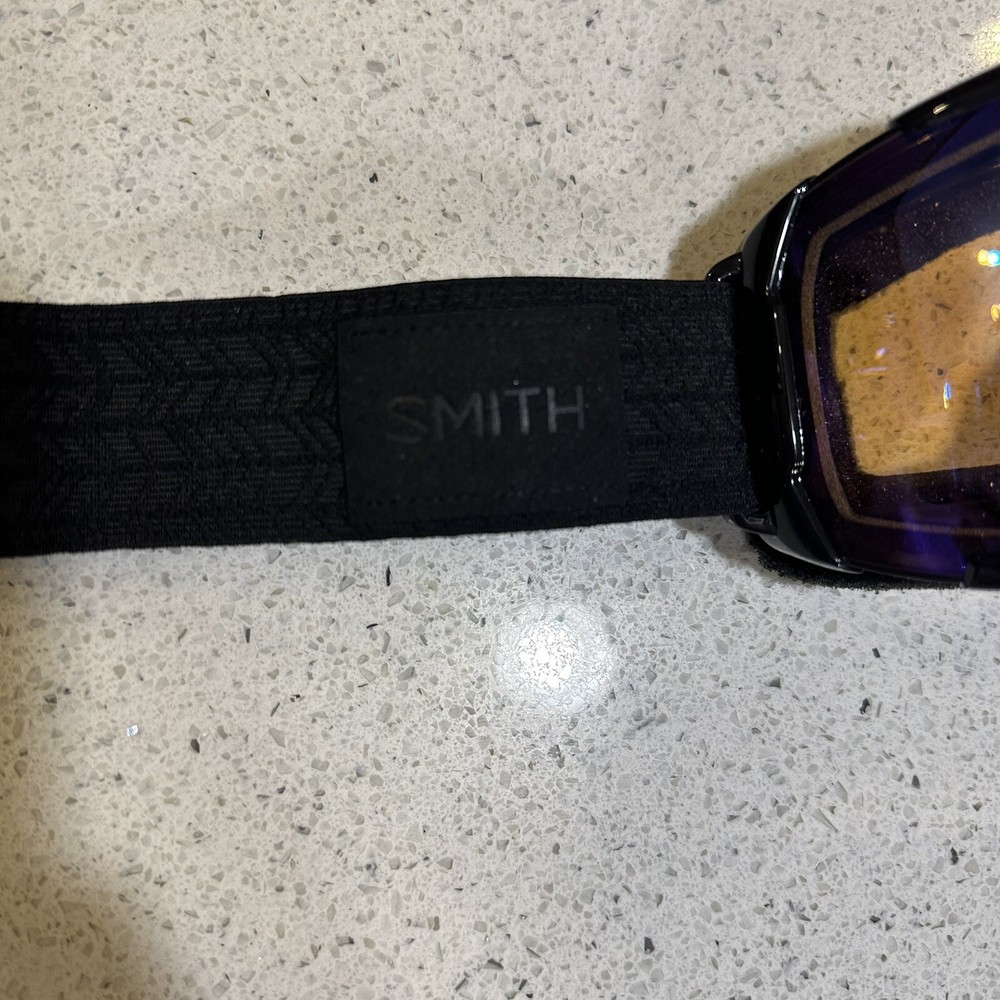 Smith Womens Snow Goggles Black Blue Sensor Mirror