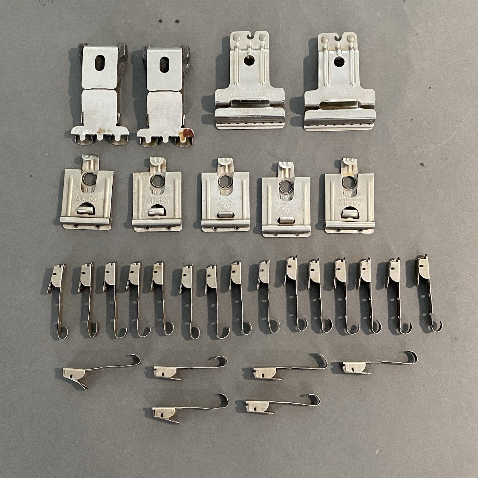 Film Drying Clips Stainless Steel & Film Hanger Developing Reel 120 4x5 Holders