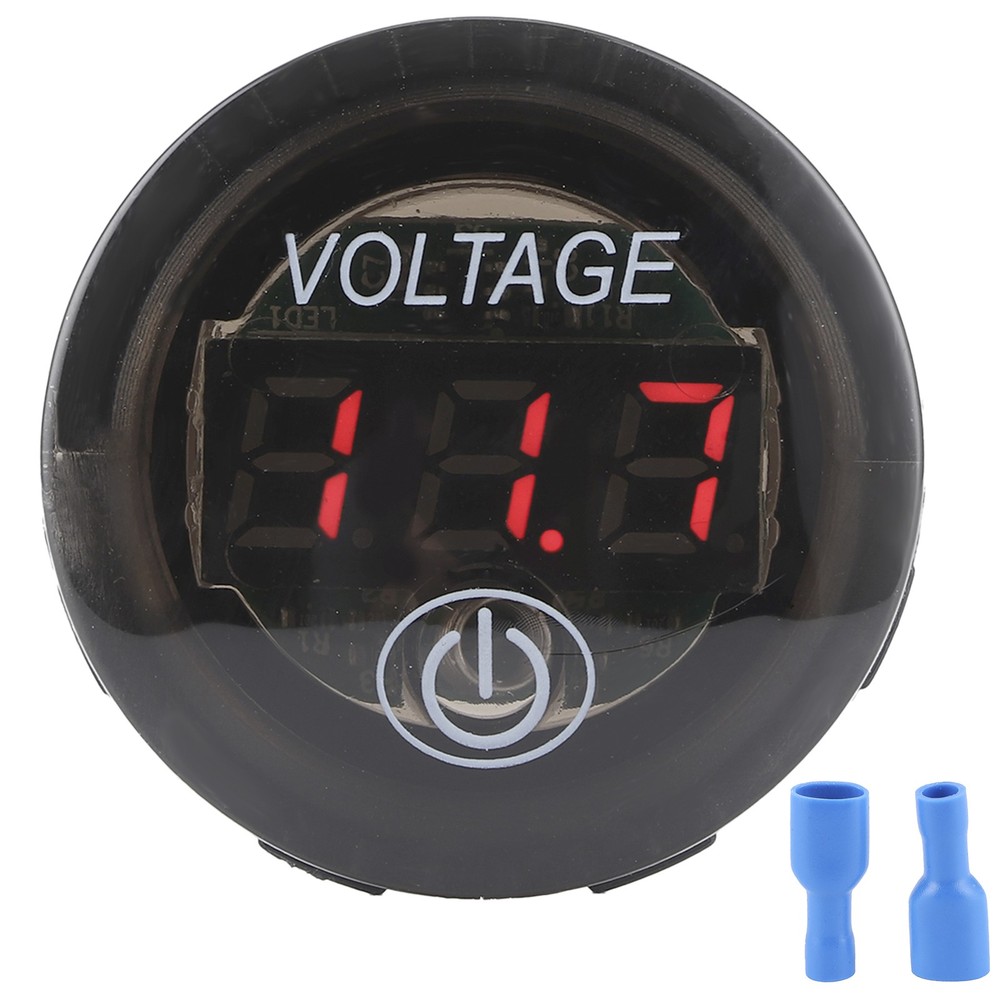 Digital Voltmeter Voltage Meter Universal With Touch Switch For Car Motorcy JGRR