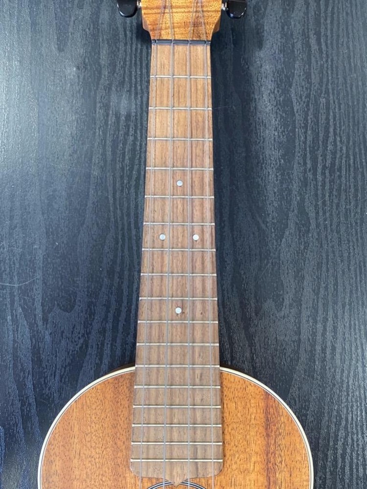 MARTIN 2K CONCERT SOLID FLAME KOA UKULELE- FOR REPAIRS ONLY.