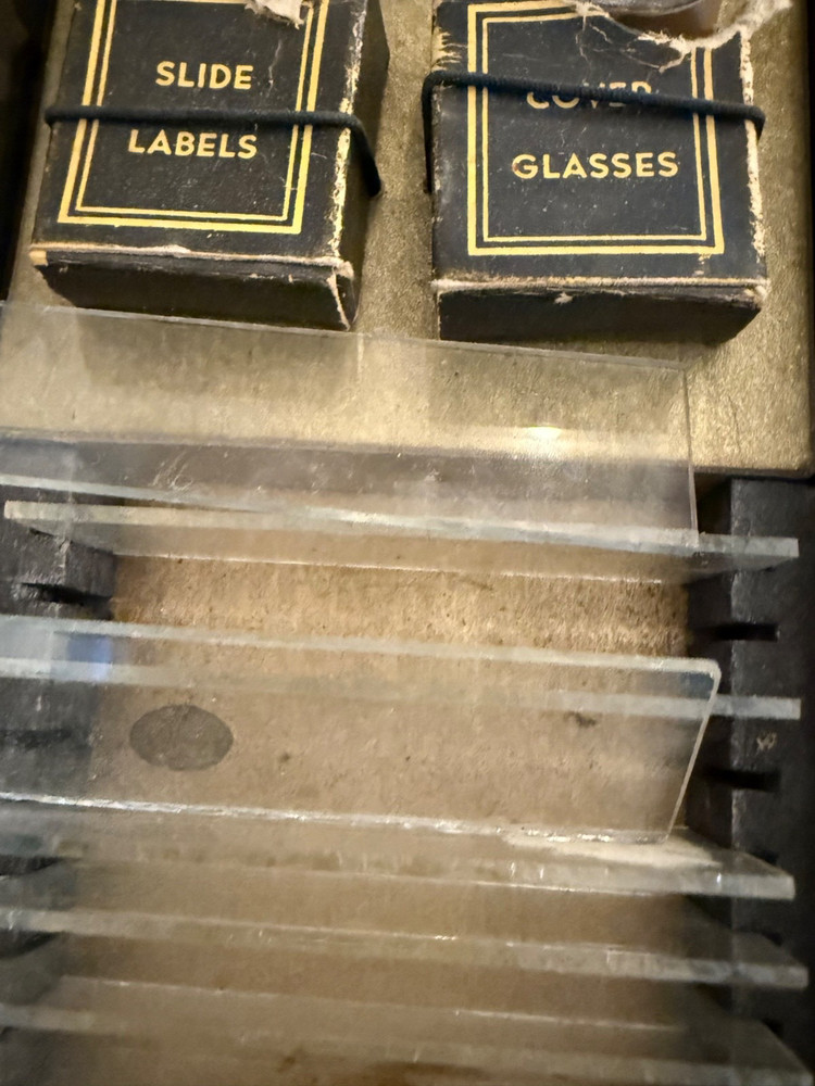 Vintage Microscope MicroSet Model 2MX 125 Power Poor Condition