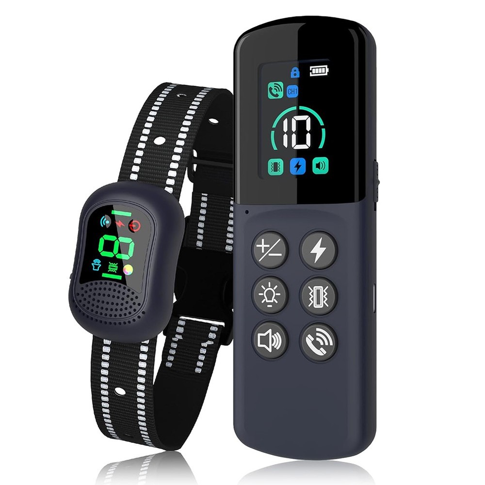 2000M Dog Training US Collar Rechargeable Remote Shock Waterproof Trainer