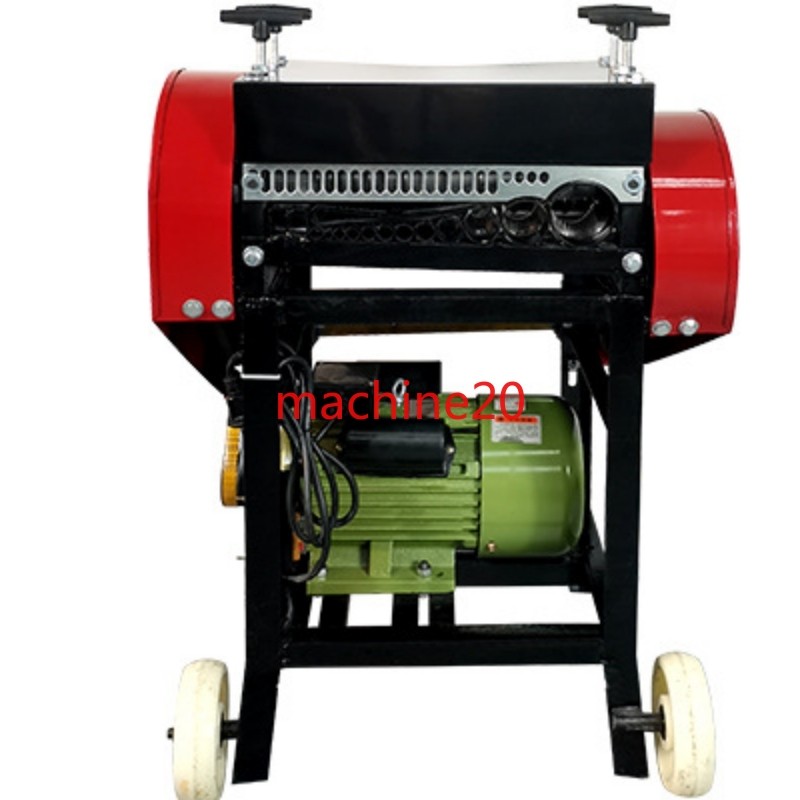 Double-core rubber waste copper wire and cable stripping machine