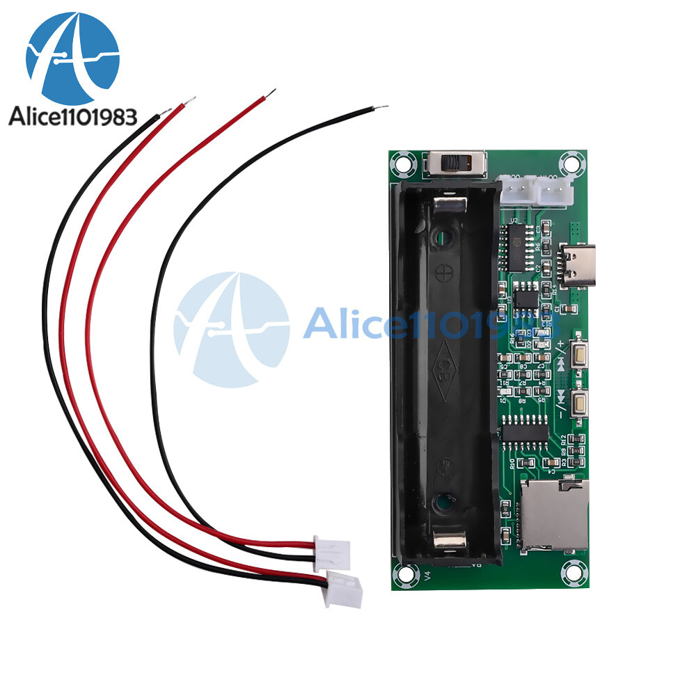 XH-A152 TF Card Decoding Board PAM8403 Digital Power Amplifier Module Type-C