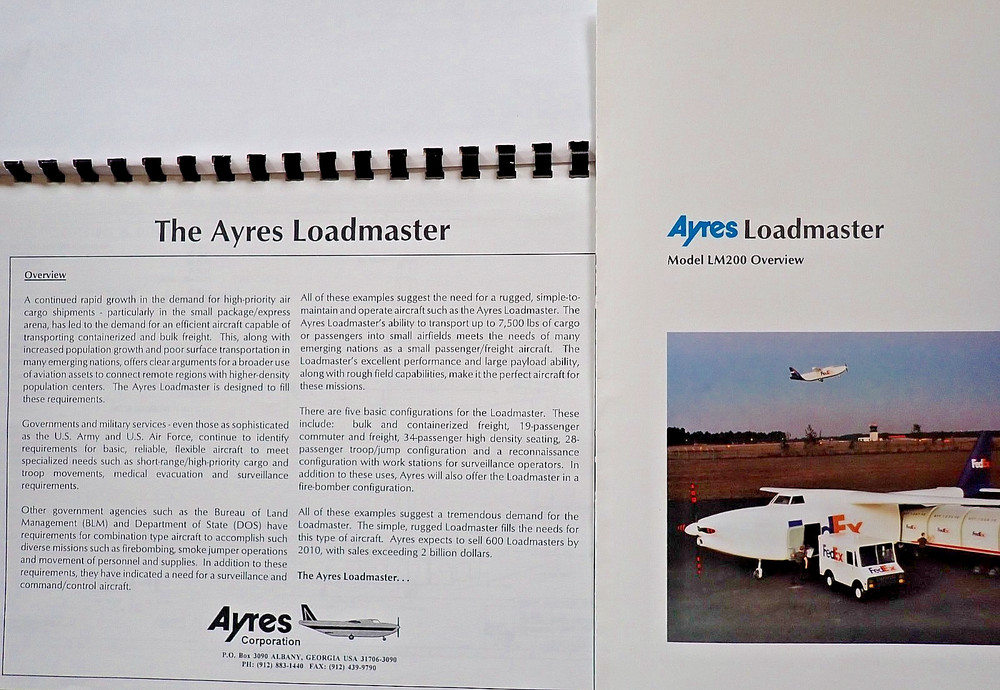 Ayres Loadmaster Brochure FedEx Cargo Project Preliminary Performance Overview