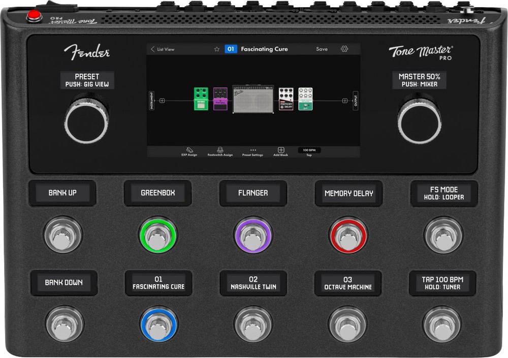 Fender Tone Master Pro Multi-Effects Guitar Workstation Pedal