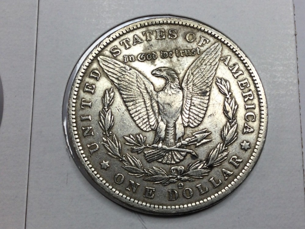 1886-O Morgan Dollar in extra fine