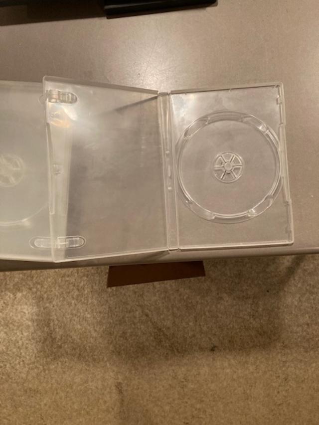(5) five - Clear Standard Size Soft Plastic CD / DVD Cases (1/2")