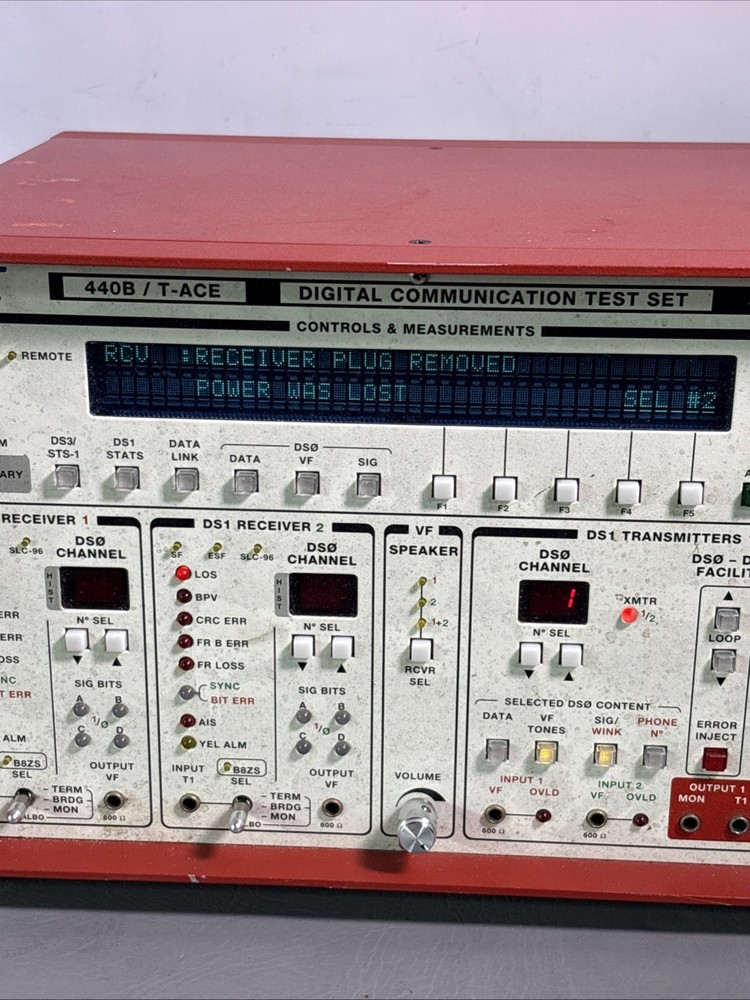 T-Com 440B/ T-ACE Digital Communication Test Set / UNTESTED