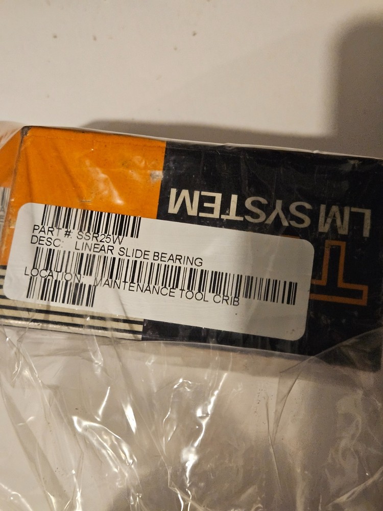 New - THK SR-25V/W Linear Guide Block
