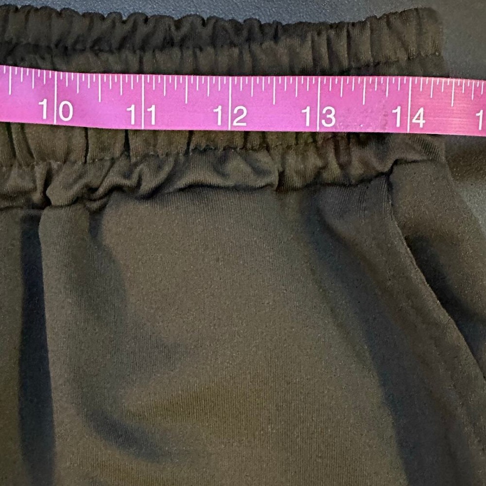 Black Performance Wear Pull On Logo Joggers Size L