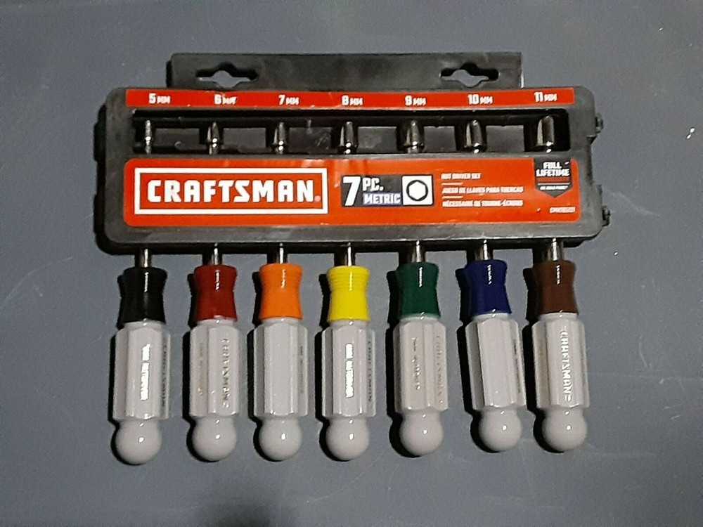 CRAFTSMAN Nut Driver Set 7 PC METRIC MM NUT DRIVER SET (NEW