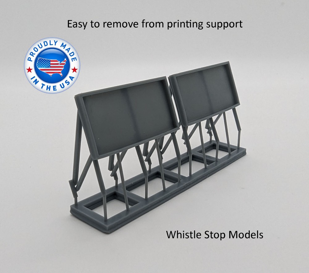 Z Scale 2 Old 20ft Billboard