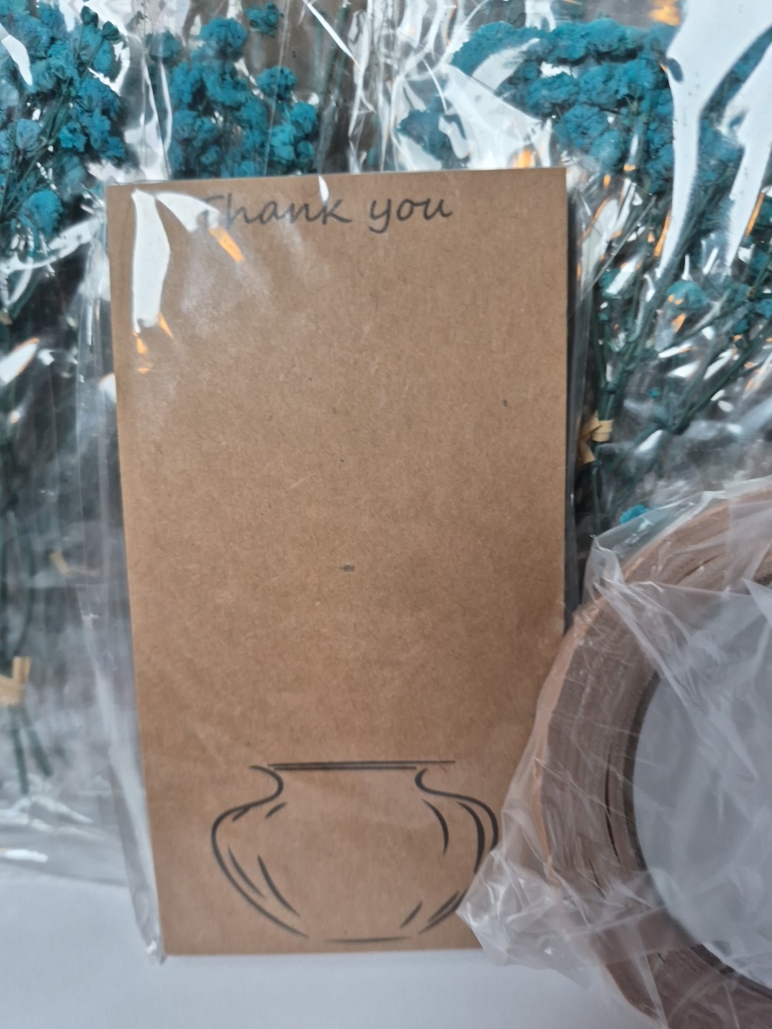 41pcs Mini Dried Baby Breath Flowers With Cards For Baby Shower Or Special...