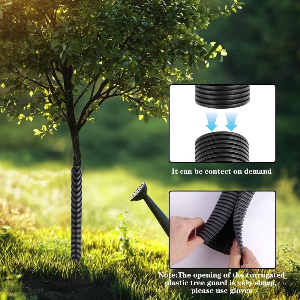 12 PCS Tree Trunk Protector Guard Set 2 Sizes for Sapling Bark