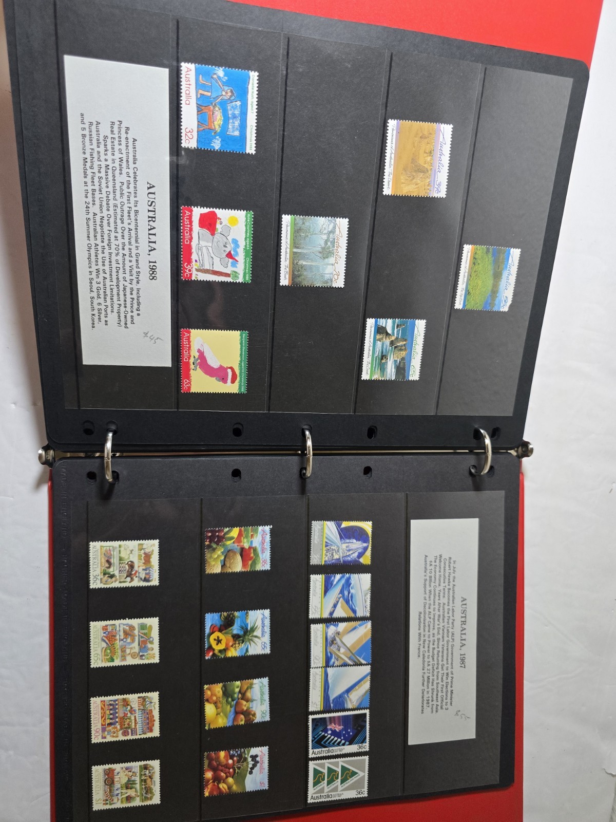 Joystamp: Australia Mint NH unique Stamps Album 1956 To 89 CV$356