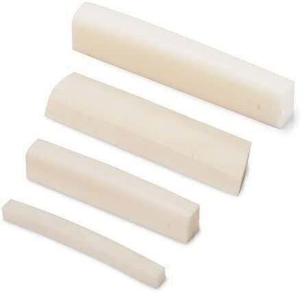 StewMac Bleached White Bone Nut Blank For Gibson