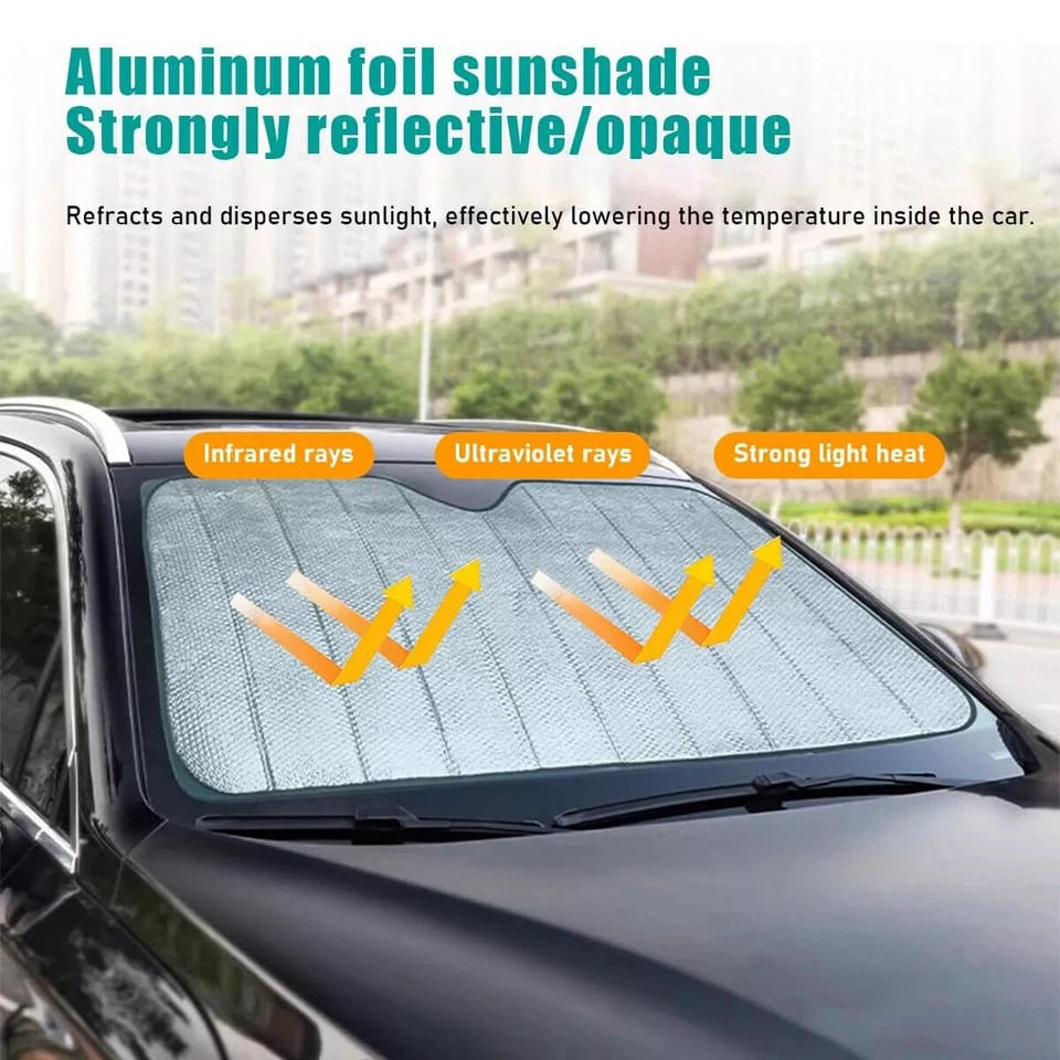 Foldable Car Windshield Front Window Sun Shade Cover Visor UV Block Protector