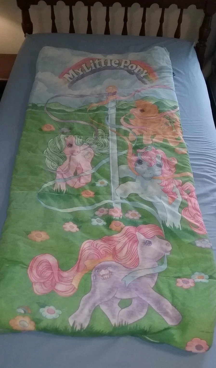 Vintage 1984 My Little Pony Sleeping Bag pp