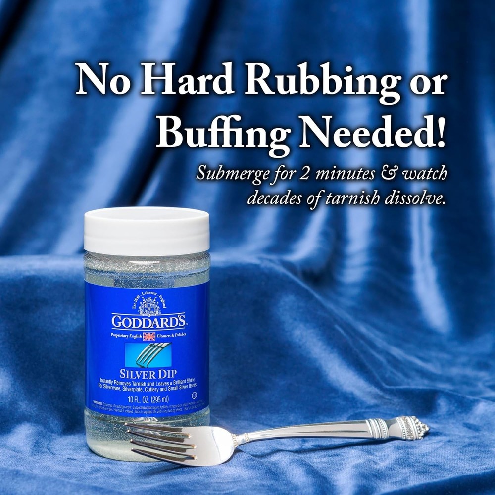 Goddard’s Silver Cleaner Dip – Jewelry Solution for 1 Gallon