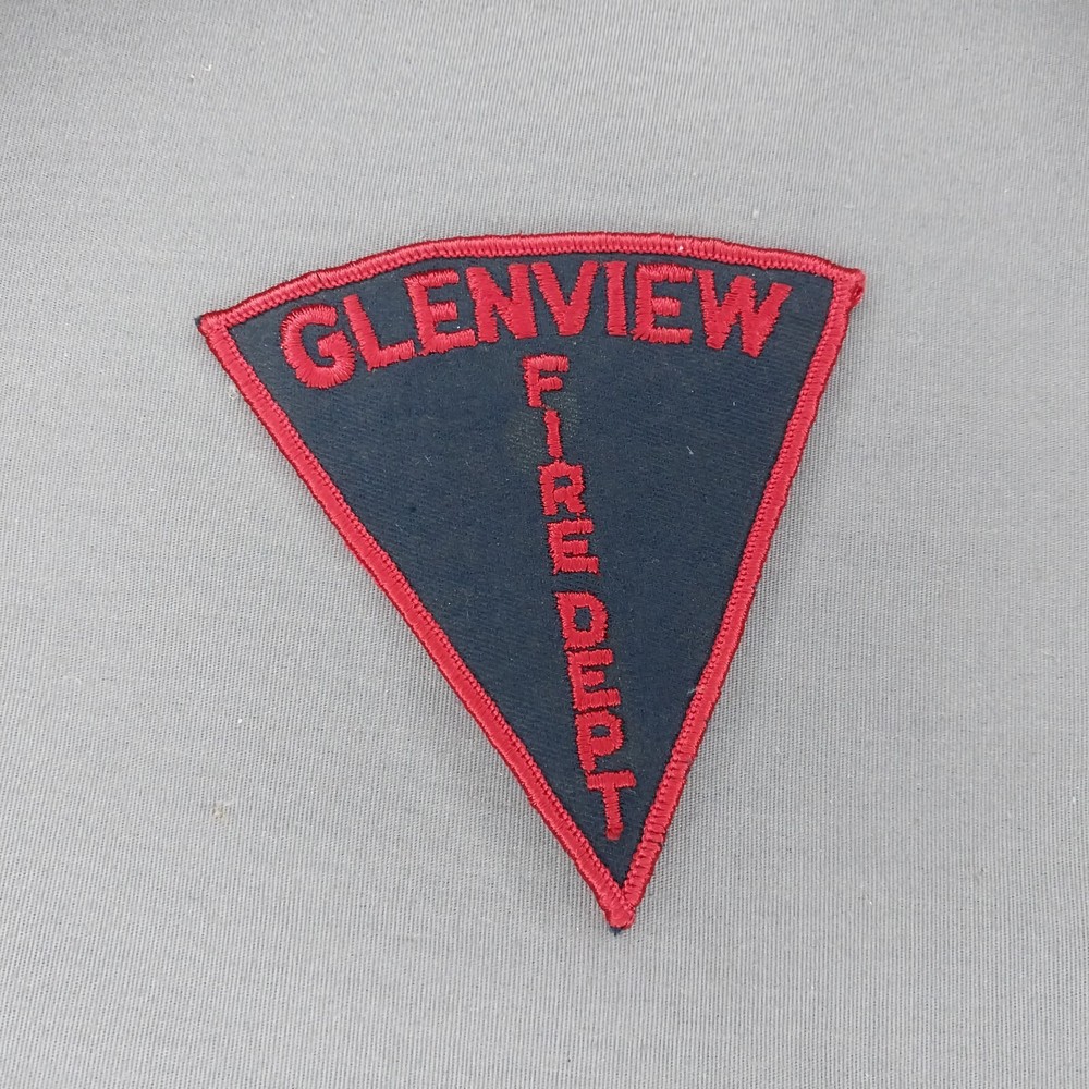 Glenview Fire Dept IL Illinois Pie 4.5" Patch