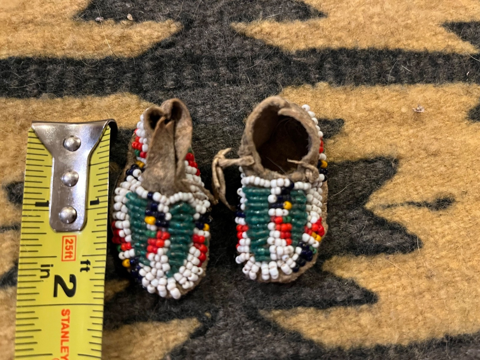 Old Beaded Baby Moccasins