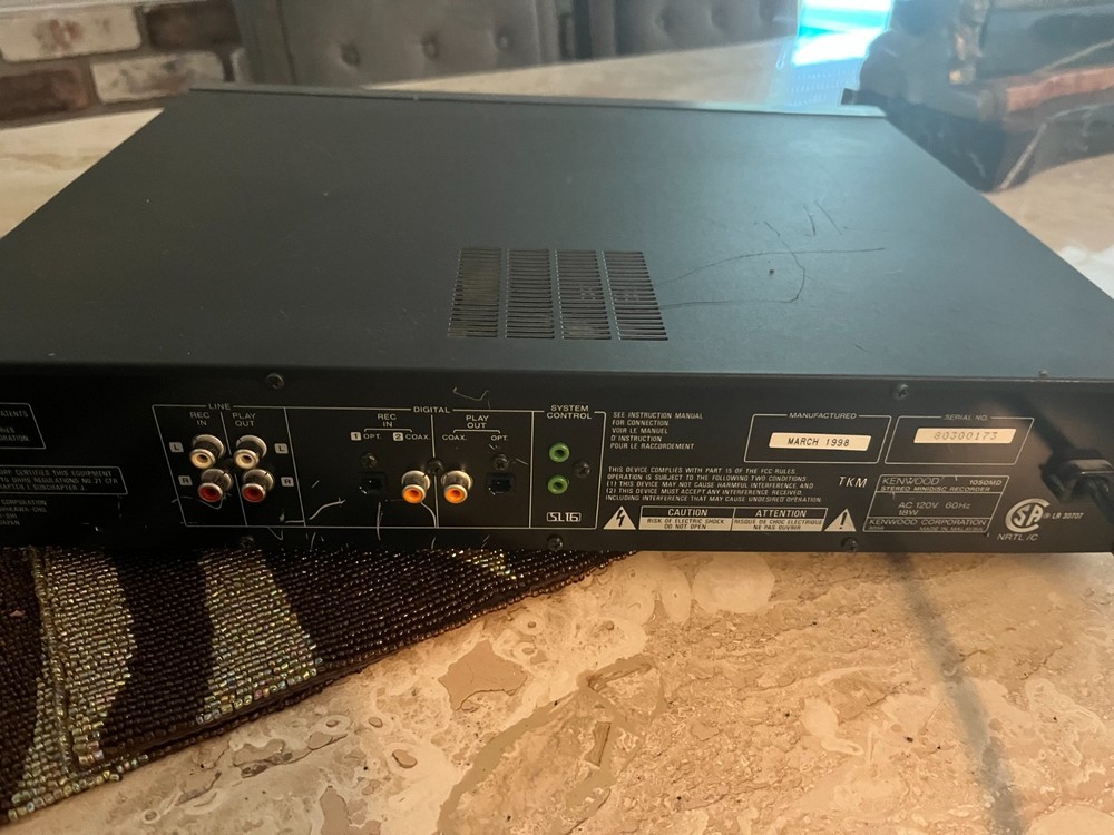KENWOON MD player recorder