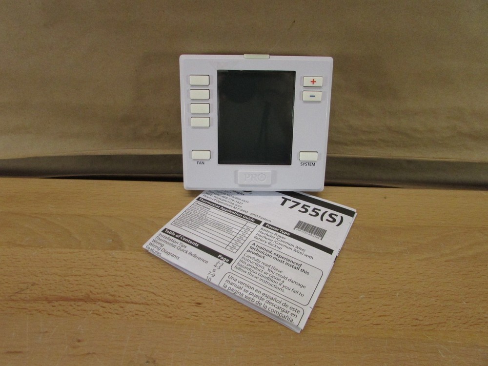 Pro1 Digital Universal Thermostat, Programmable, Heat Pump / Conventional