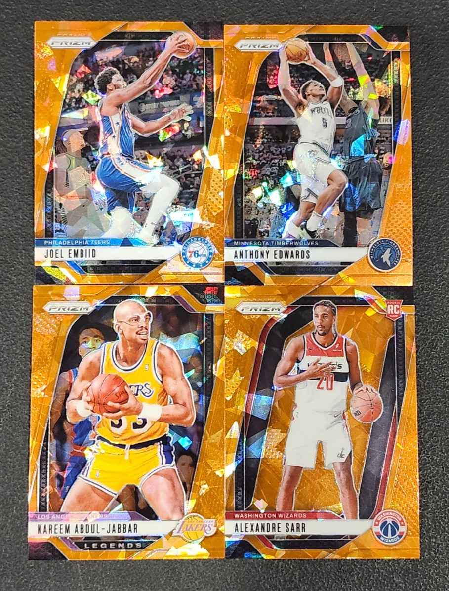 2024-25 Prizm Basketball ORANGE ICE PRIZMS with Rookies You Pick the Card