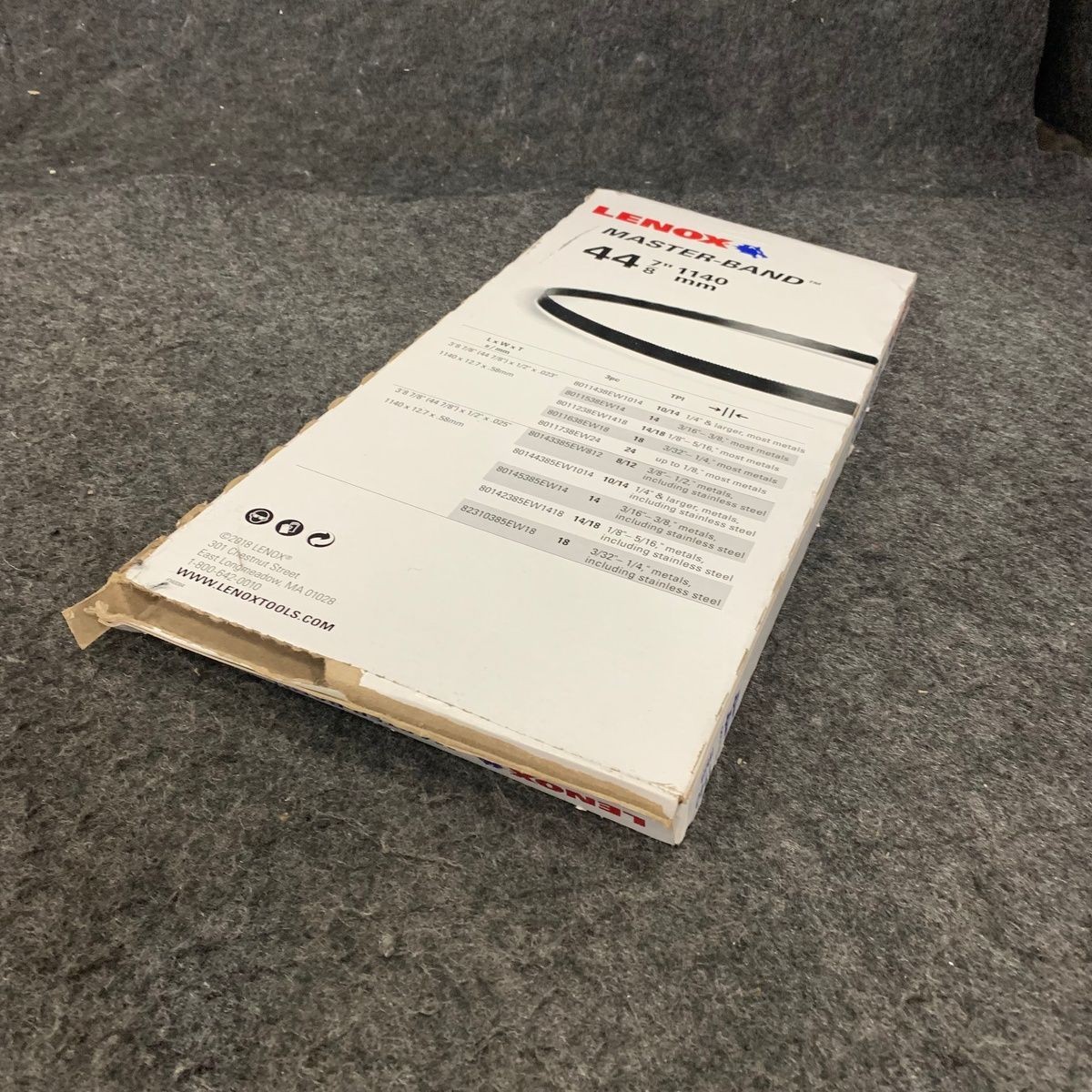 LENOX 8011238EW1418 Master-Band Portable Band Saw Blades 44 7/8" 1140mm Qty 3