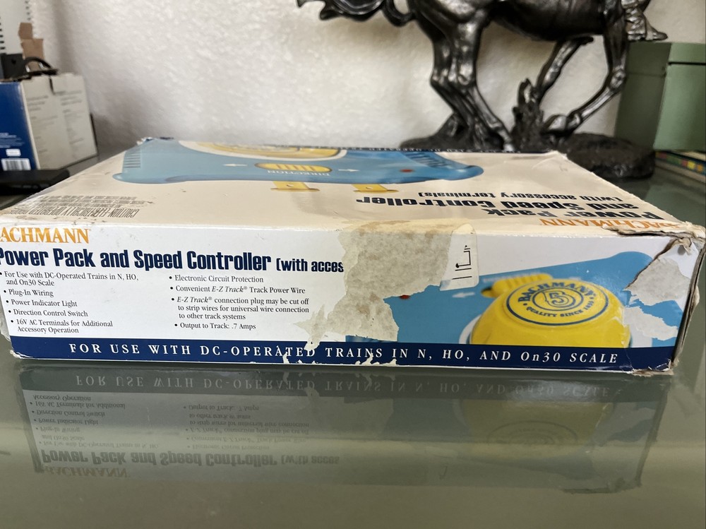 Bachmann Blue Power Pack and Speed Controller with AC Accessory Terminals